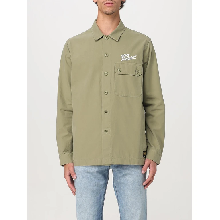 Shirt Men color Green (MOS0431OL11)