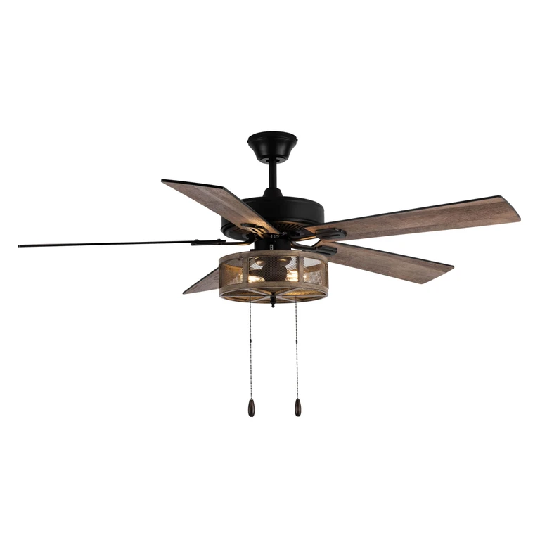 Ceiling Fan Chandelier Old # 19544 - no remote, bulbs included