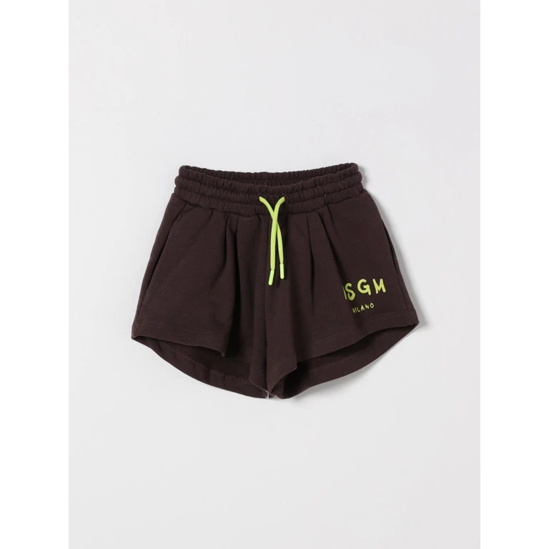 MSGM KIDS Shorts Kids color Brown (S6MSJGSH066943)