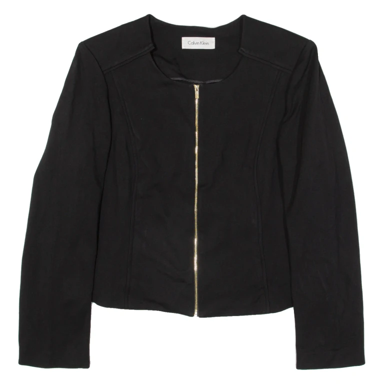 CALVIN KLEIN Womens Jacket Black M