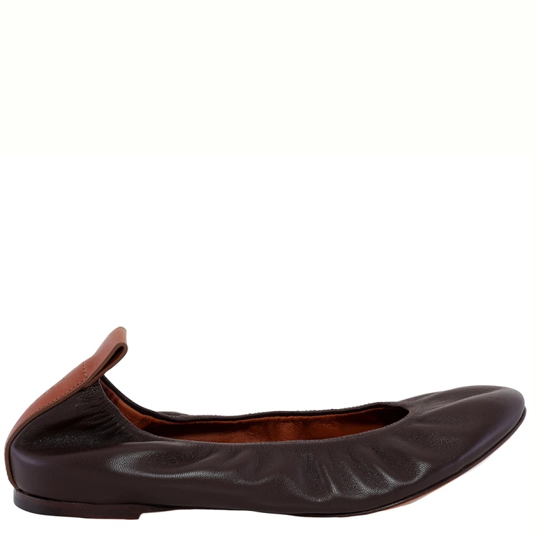 Lanvin The Leather Ballerina Flats