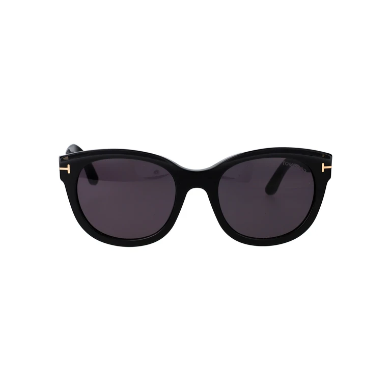 Tom Ford Ft1114 01a Nero Lucido / Fumo Acetate Sunglasses - Women