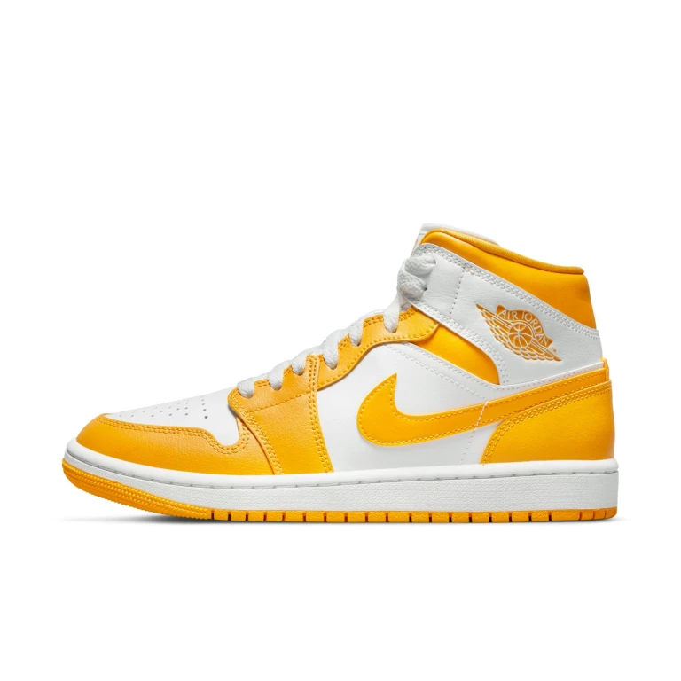 Women's Retro 1 Mid W 'White University Gold' Sneakers