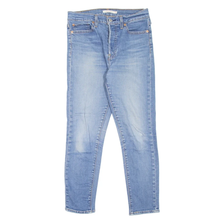 LEVI'S Wedgie Womens Jeans Blue Slim Skinny Stone Wash W29 L26