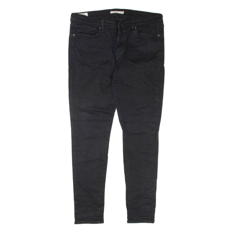 LEVI'S 711 Womens Jeans Black Regular Skinny W31 L29