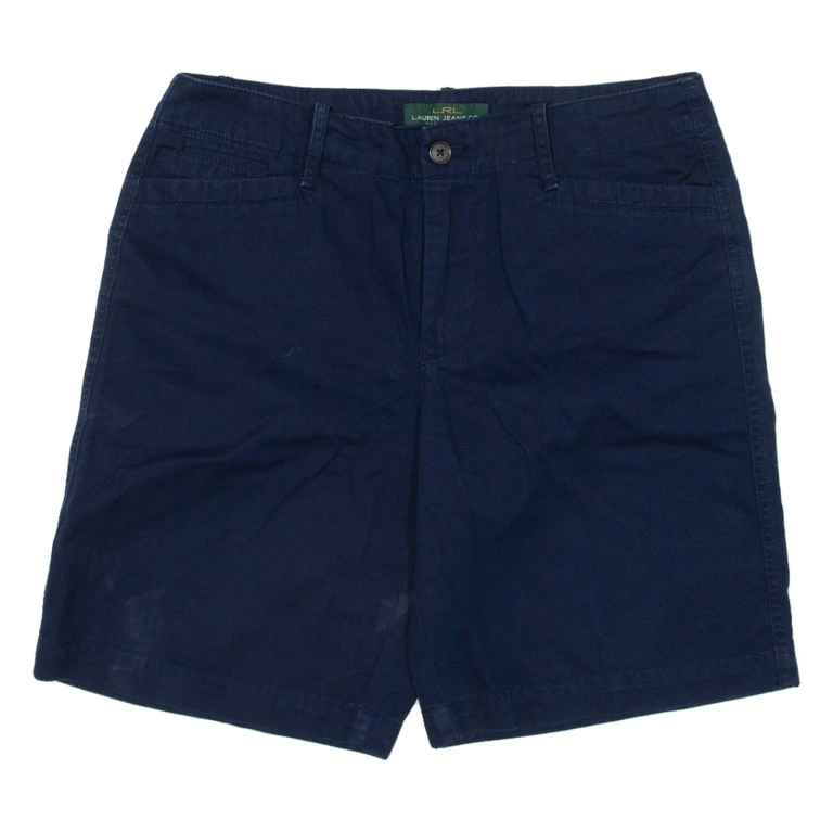 RALPH LAUREN Womens Jorts Shorts Blue Relaxed UK 8 W33