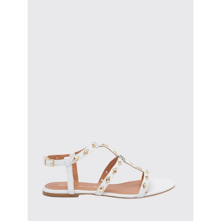 Heeled Sandal Woman color White (4639BIANCO)