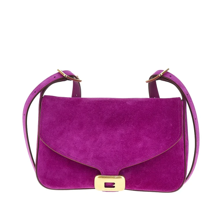 BALENCIAGA Suede leather medium 'Clicca' shoulder bag Woman One Size