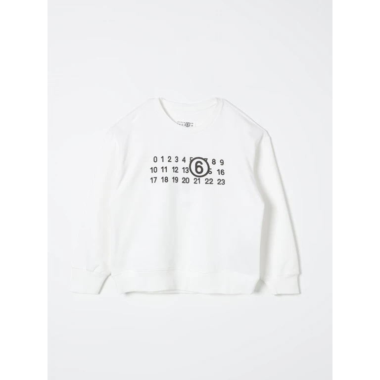 MM6 MAISON MARGIELA Sweater Kids color White (M60681MM006M6102)