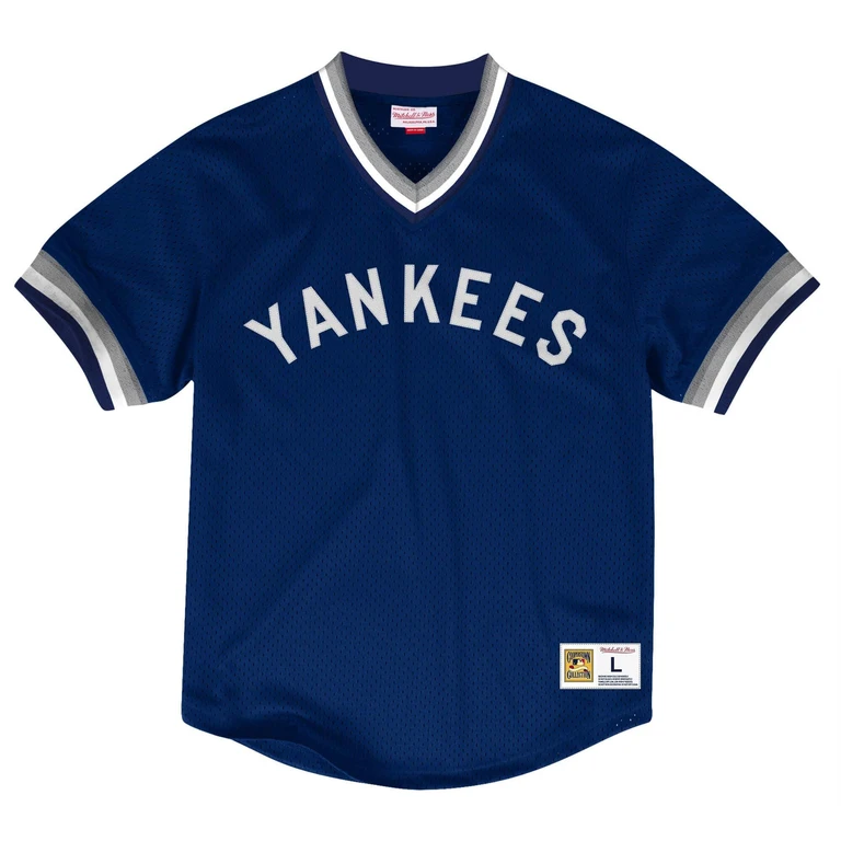 Men's MLB Mesh V-Neck New York Yankees