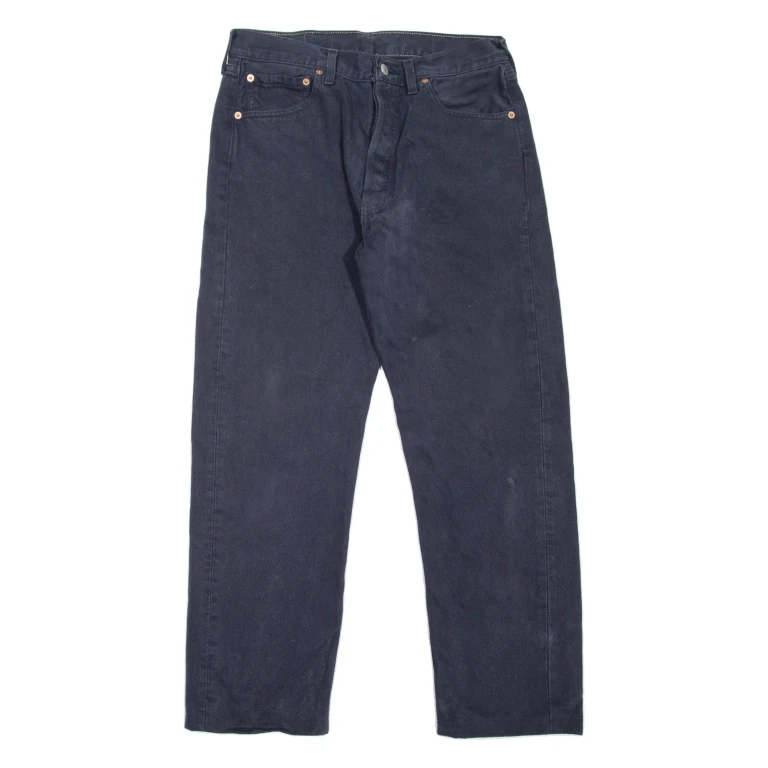 LEVI'S 501 Jeans Mens Blue Regular Straight 90s W30 L28