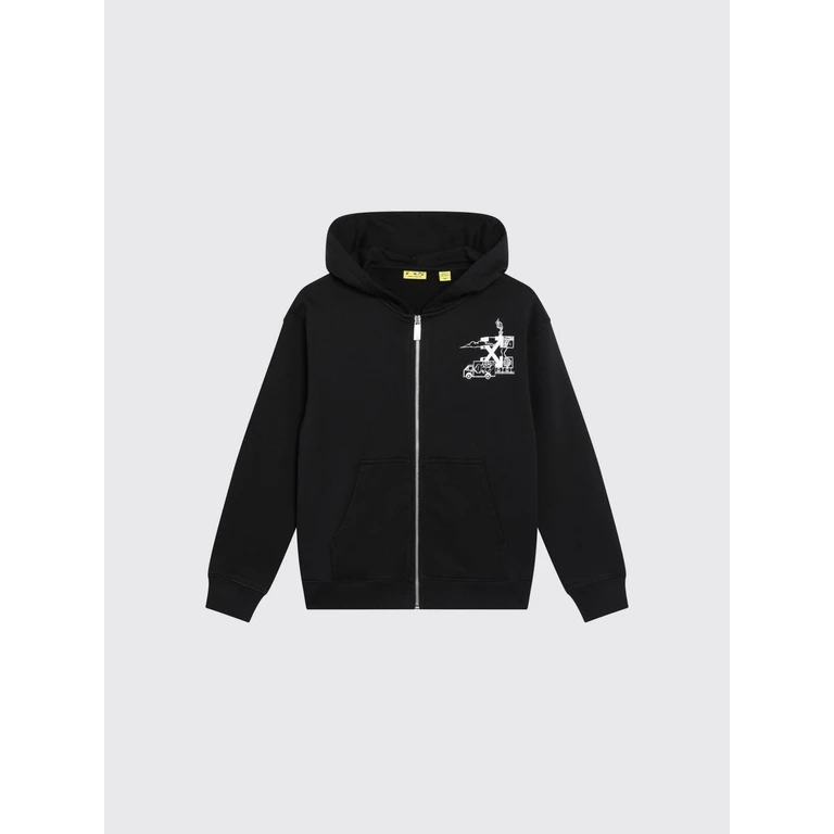 OFF-WHITE KIDS Sweater Kids color Black (OBBE001S26FLE001001)