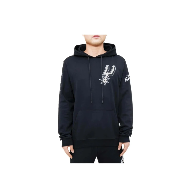 San Antonio Spurs Classic Chenille Men Hoodie Black