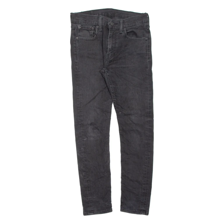 LEVI'S 519 Jeans Womens Black Slim Skinny W30 L30