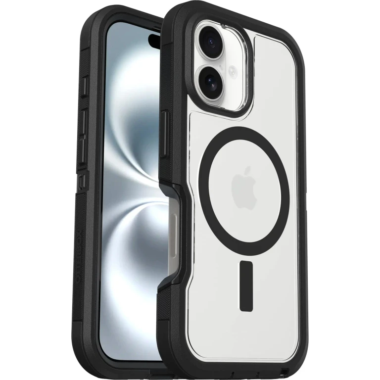iPhone 16 Defender Series XT Clear Case - Dark Side (Single unit ships in polybag)