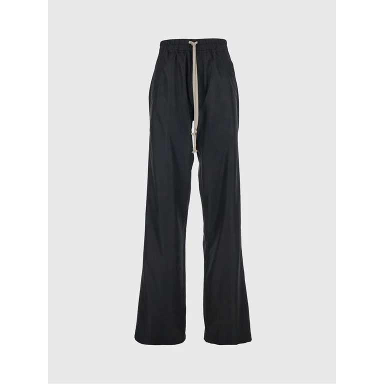 RICK OWENS + MONCLER Rick Owens x Moncler Collaboration Wide-Leg Nylon Trousers with Drawstring Waist (MU01F2A02M8115999)