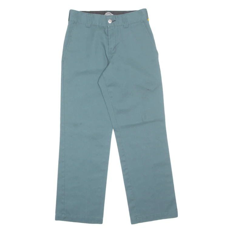 DICKIES Chino Mens Trousers Blue Regular Straight W28 L28