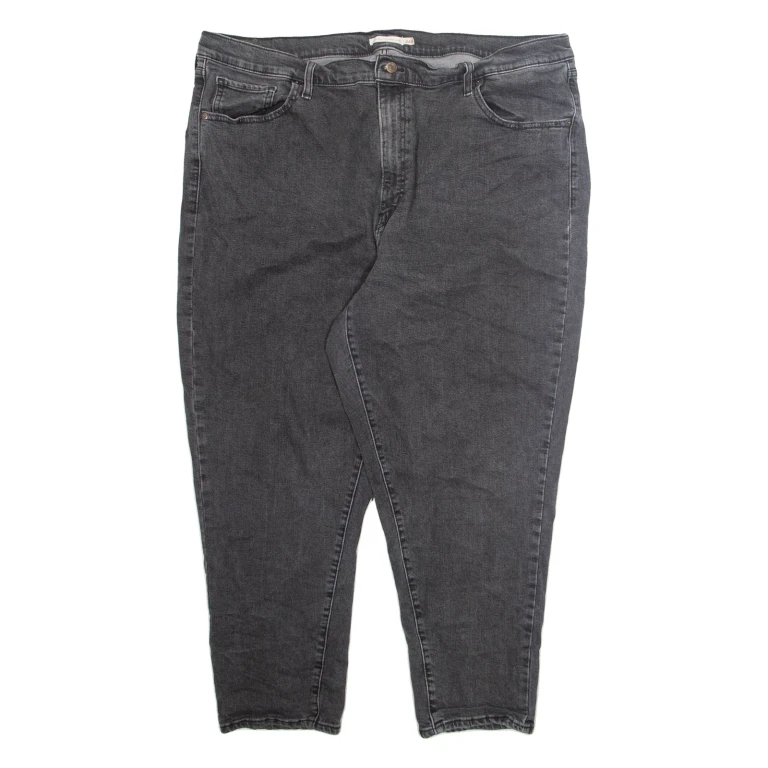 LEVI'S Womens Jeans Grey Relaxed Mom W42 L26