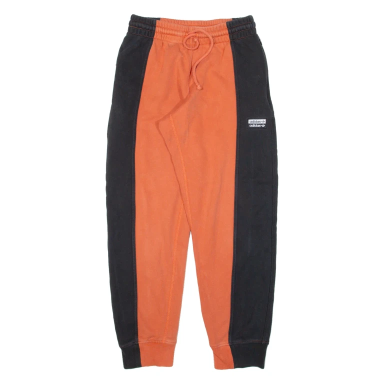 ADIDAS Mens Joggers Black Tapered S W25 L27
