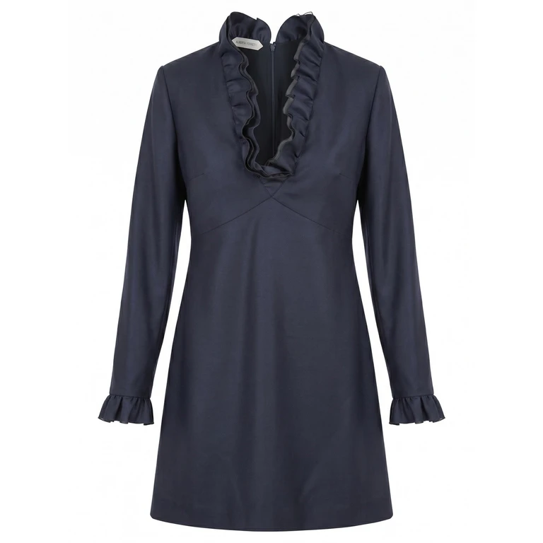 Alberta Ferretti V领连衣裙
