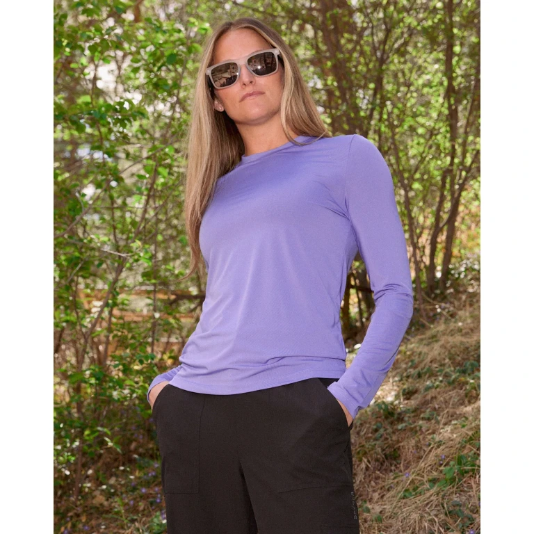 Women's Sunbeam Long Sleeve Tee - Eggplant