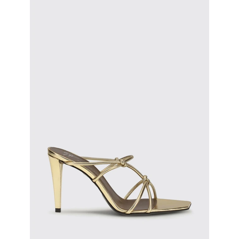 Heeled Sandal Woman color Gold (E600072001)