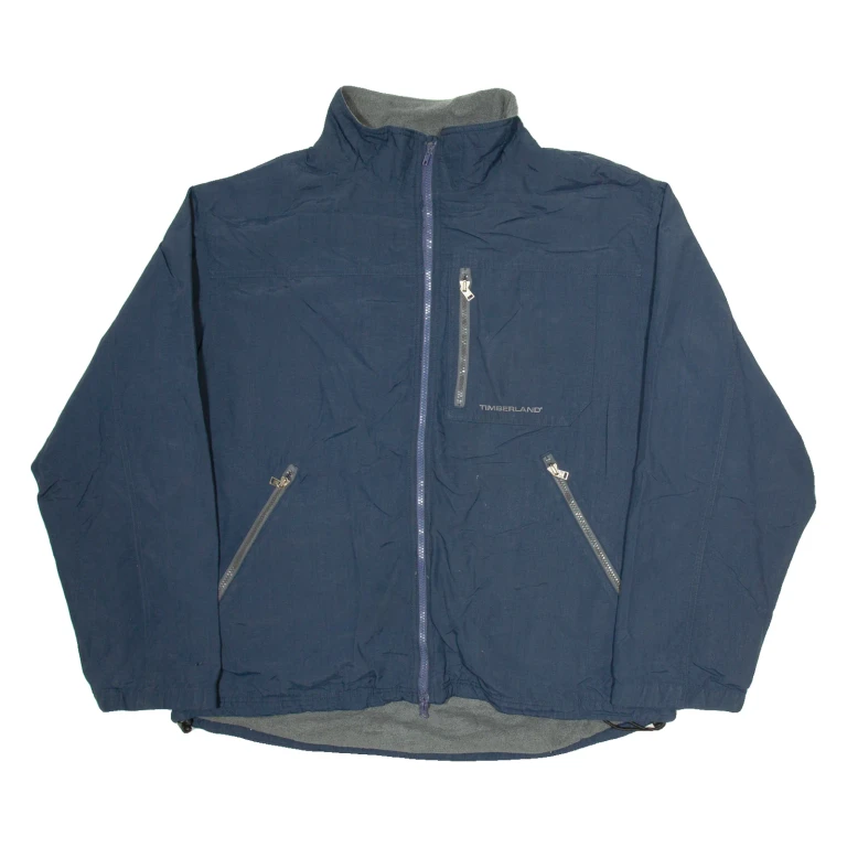 TIMBERLAND Mens Jacket Blue Nylon XL