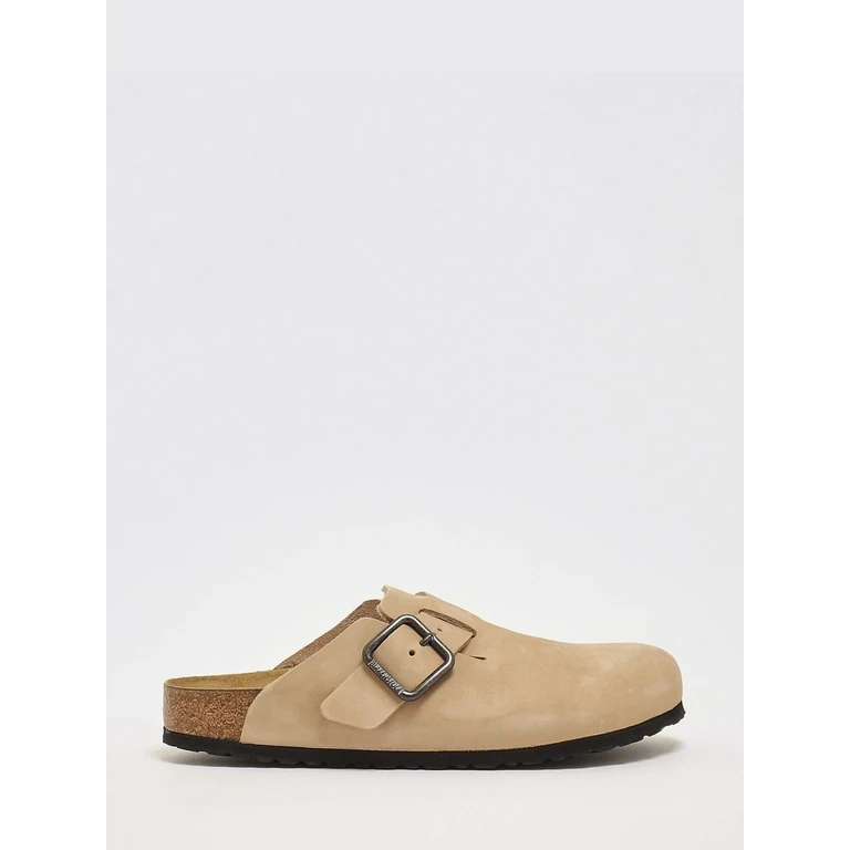 Boston Clogs in Nubuck Leather with Adjustable Strap (1031573)