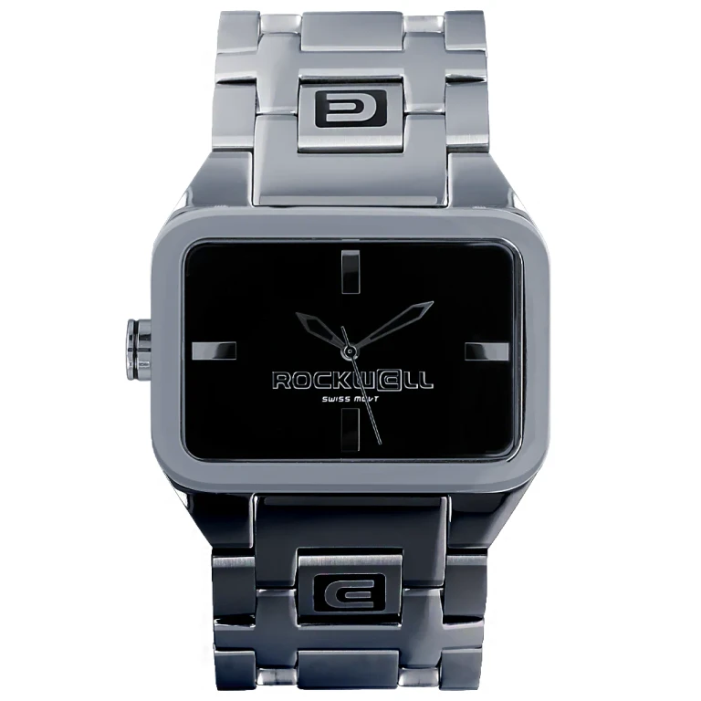 Duel Time (Silver/Black) Watch