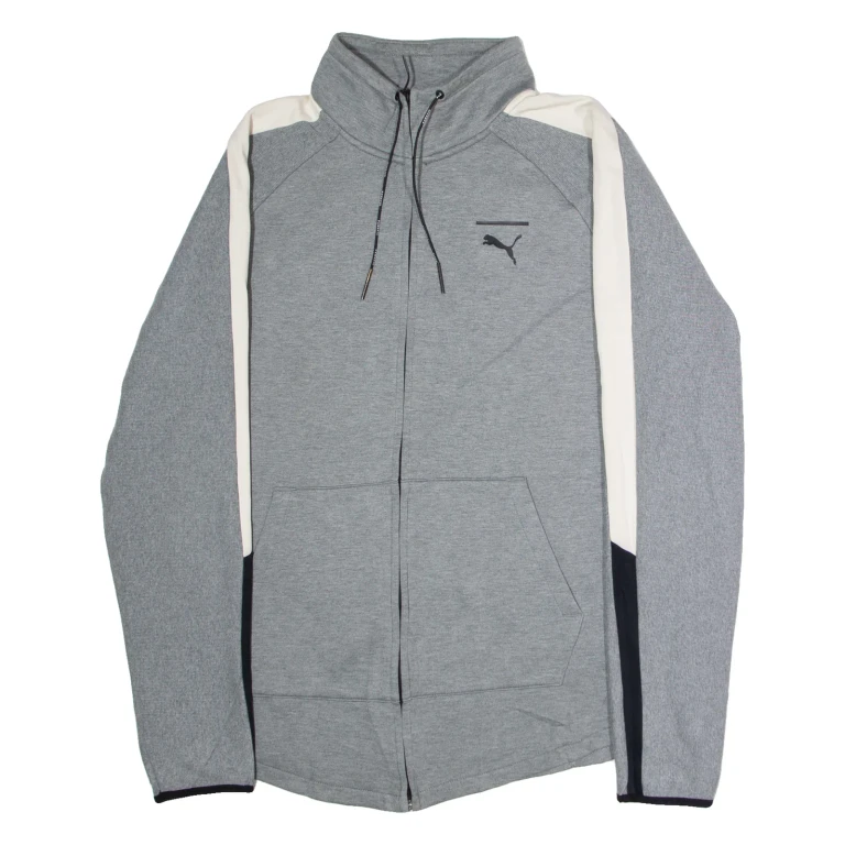 PUMA Mens Track Jacket Grey L