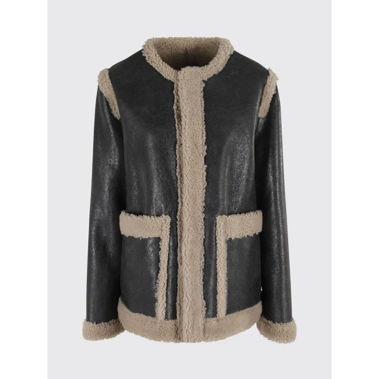 Fur Coat Woman color Black (S52AM0330M07010961)