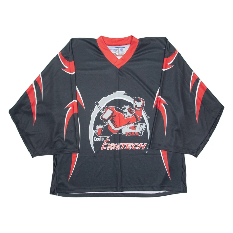 INTER HOCKEY BKP Keeper Mens Jersey Black Long Sleeve USA V-Neck XL