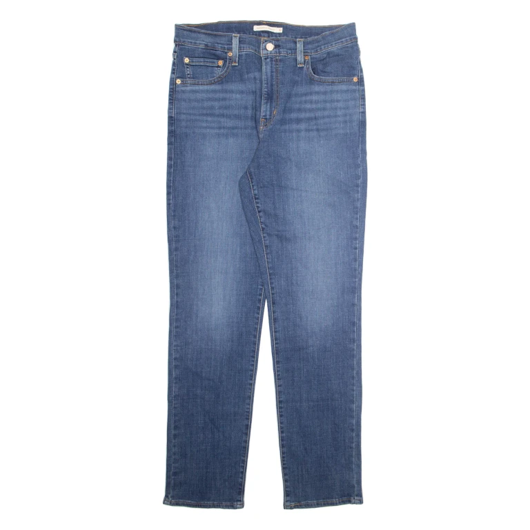 LEVI'S Womens Jeans Beige Regular Straight Stone Wash W32 L32
