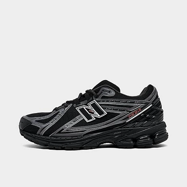 New Balance Men's 1906R Casual Shoes in Black/Hot Tomato Size: 7.5
