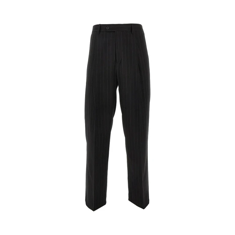 MARSEM Pinstriped twill pants with darts Man 52