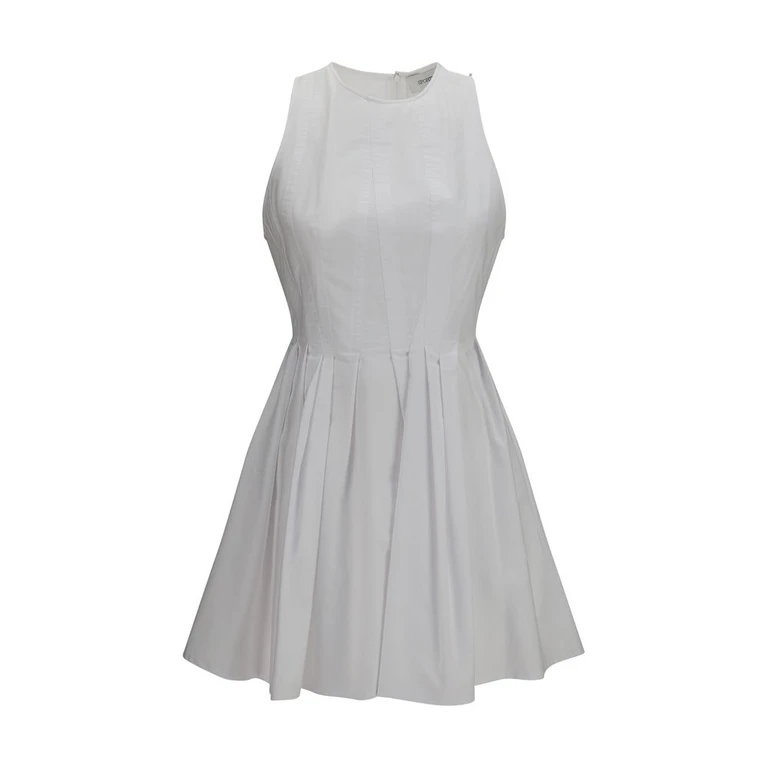 Max Mara White Cotton Casual Dress - Women