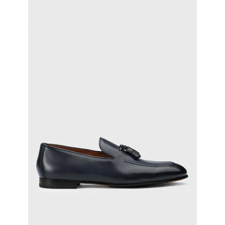 DOUCAL'S Loafers Men color Blue (DU1080PANNUF159NB28)