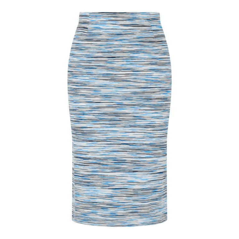 Striped Print Pencil Skirt