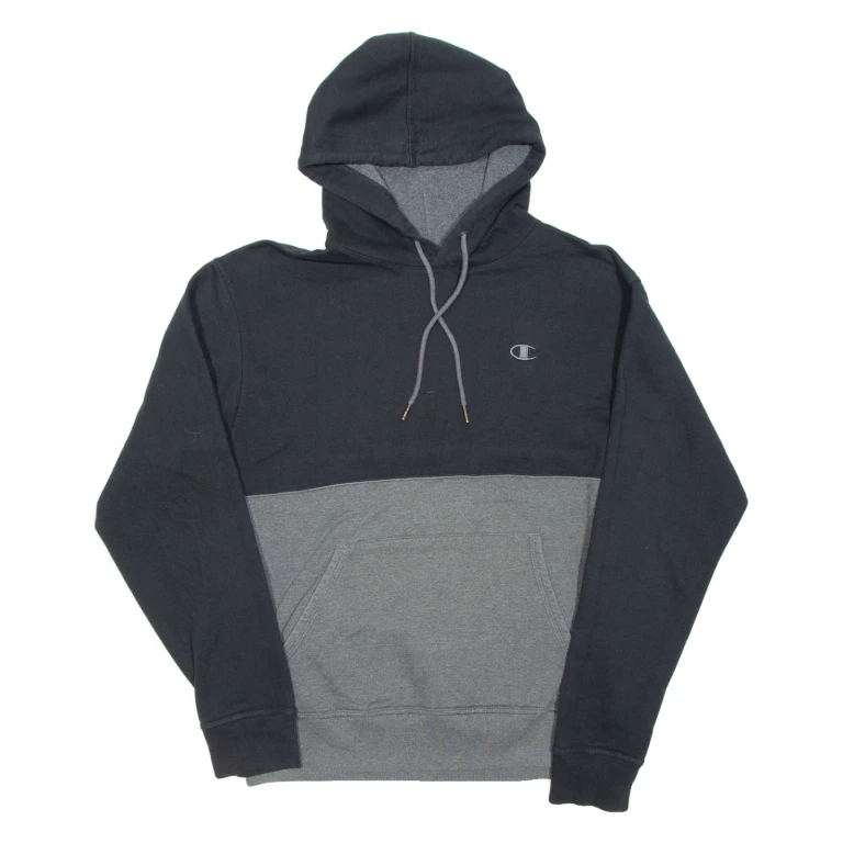 CHAMPION Mens Black Hoodie M