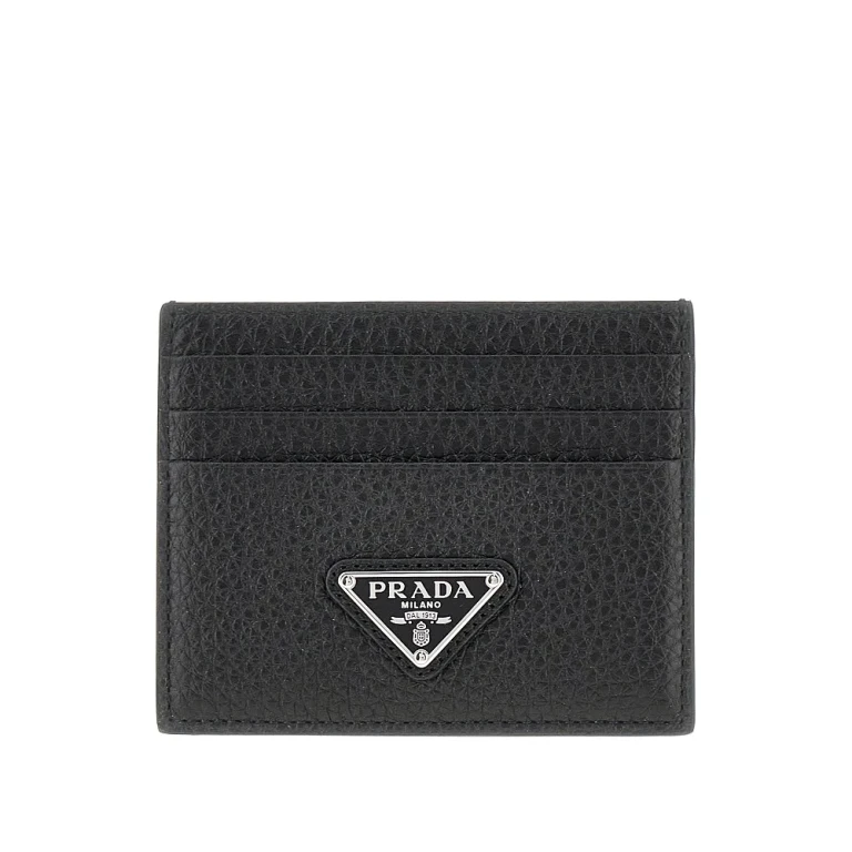 Prada 粒面皮革卡包