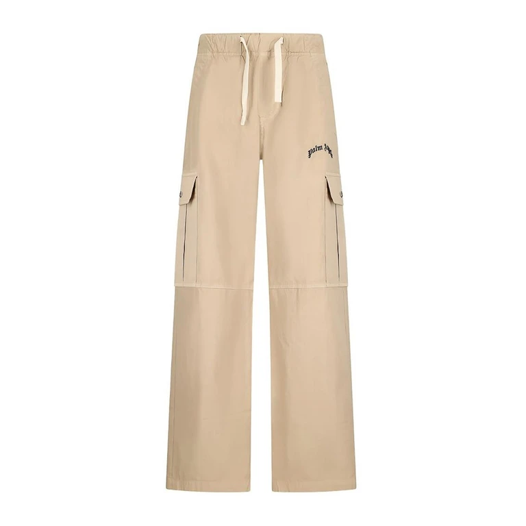 Palm Angels Pantalons Décontractés - Beige (PMCF037S26FAB0016110)