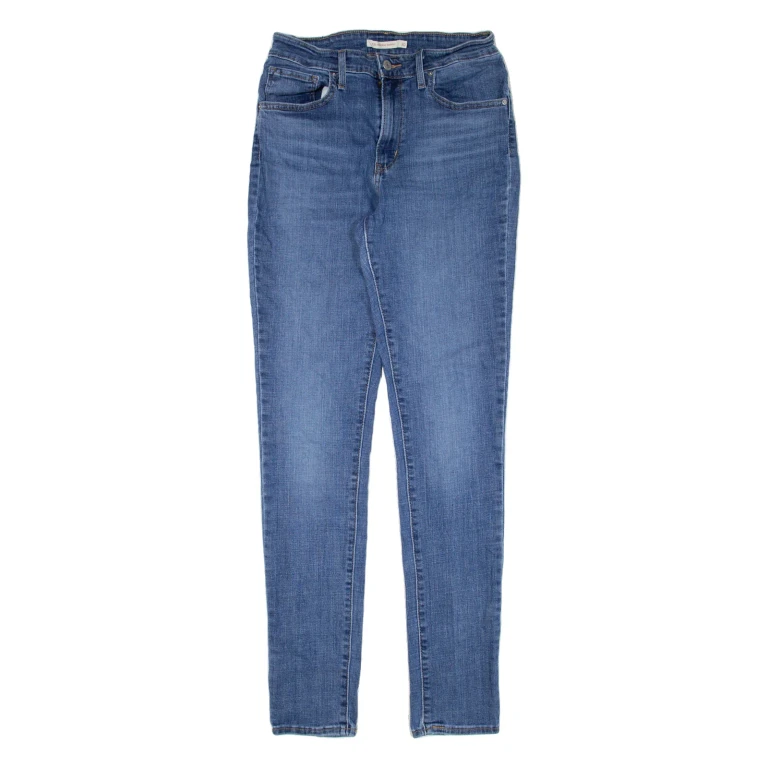 LEVI'S 721 High Rise Womens Jeans Blue Slim Skinny W26 L32
