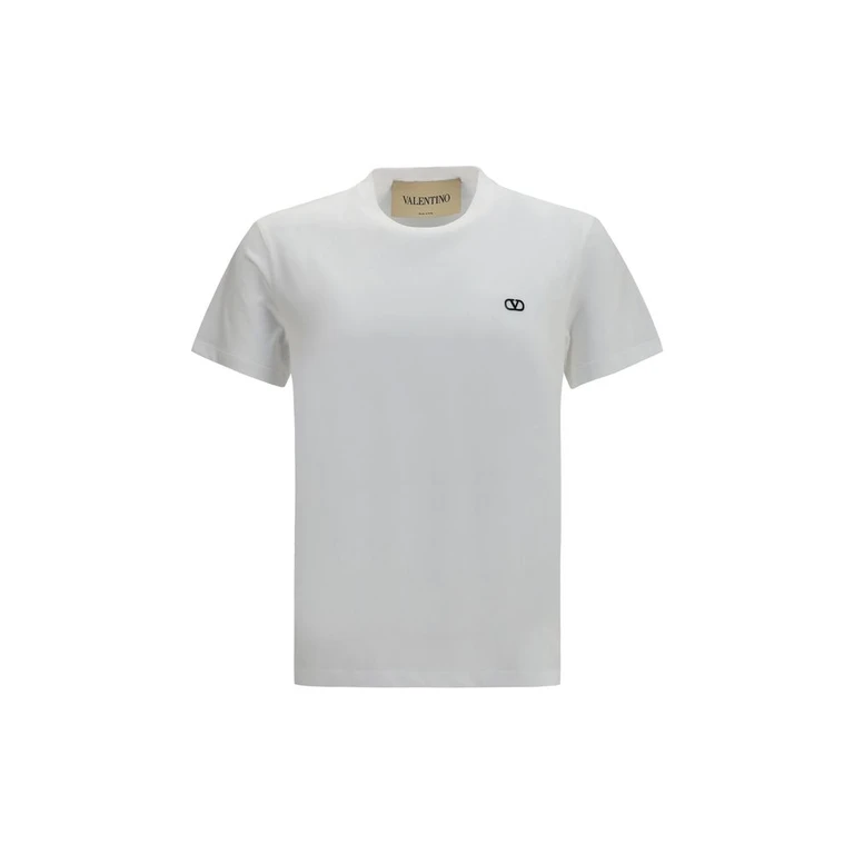 Valentino White Cotton T-Shirt - Men