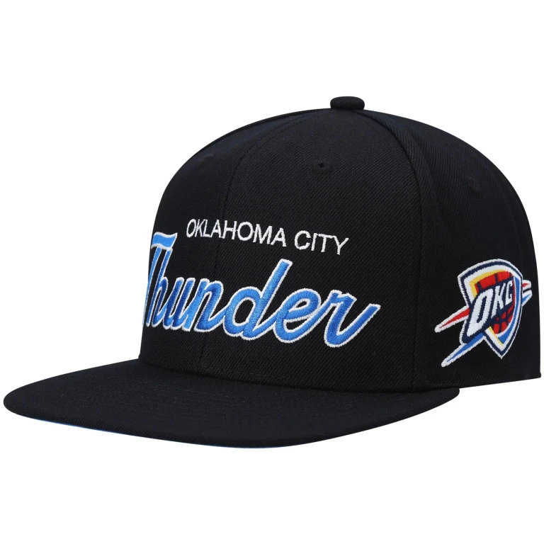 Men's NBA Team Script 2 Snapback Thunder