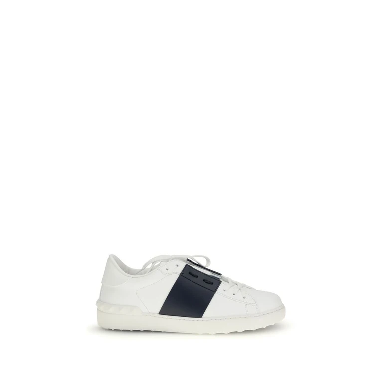 Blue Calf Leather Bos Taurus Low Top Sneakers - Men