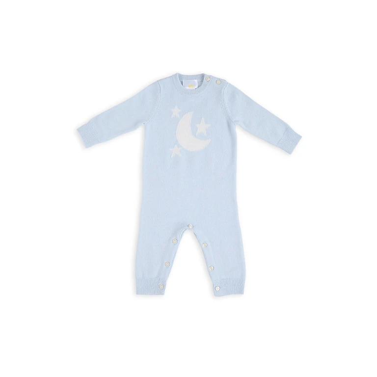 Boys' Moon & Stars Cashmere Coverall - Baby