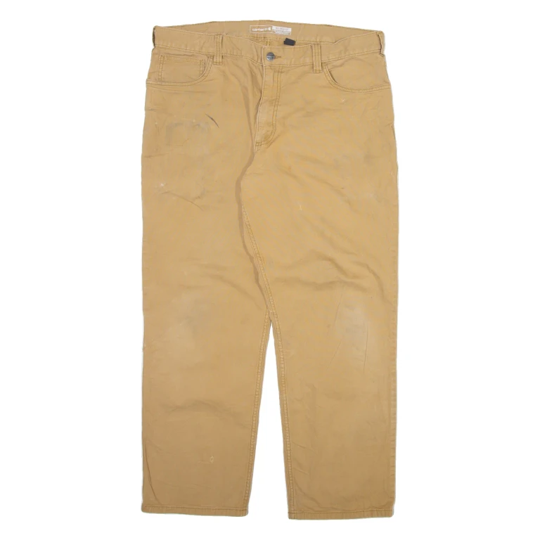 CARHARTT Mens Trousers Beige Relaxed Straight W30 L28