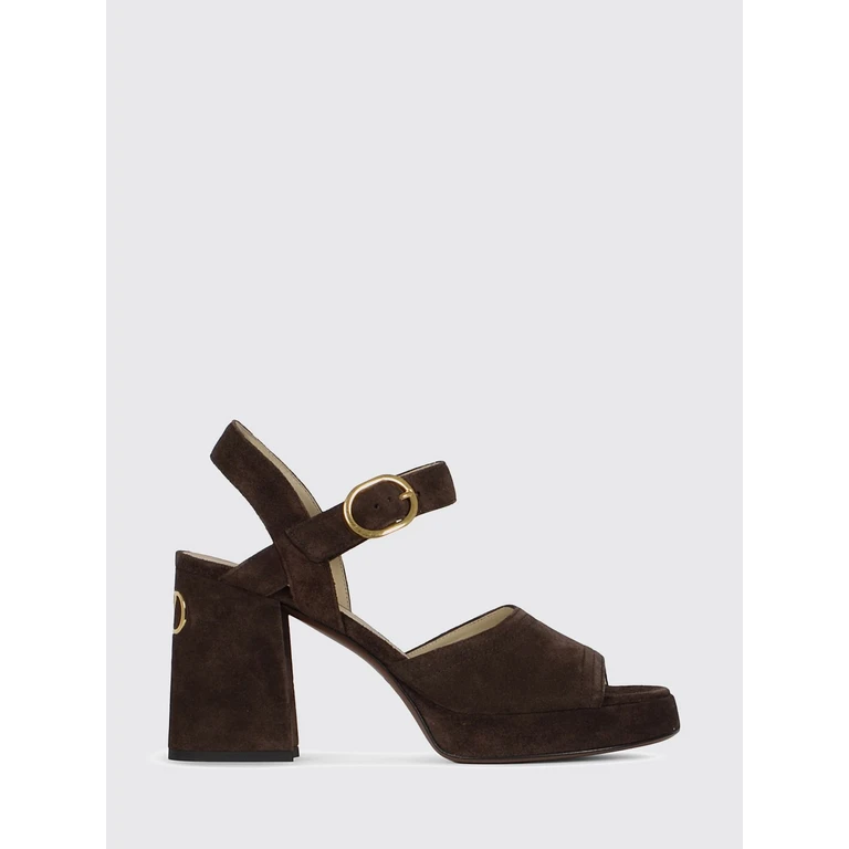 Heeled Sandal Woman color Brown (8W0S0MI1DHU0TO)