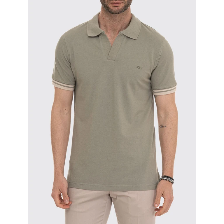 Polo Shirt Men color Dove Grey (NPMB252141STDWV618)