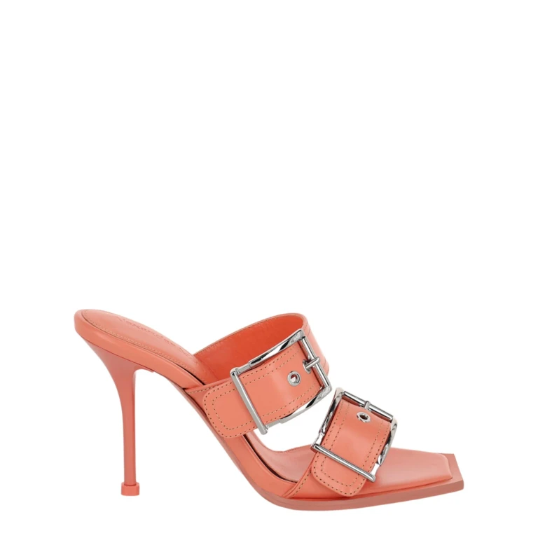 Women's Boxcar Leather Heel Sandals